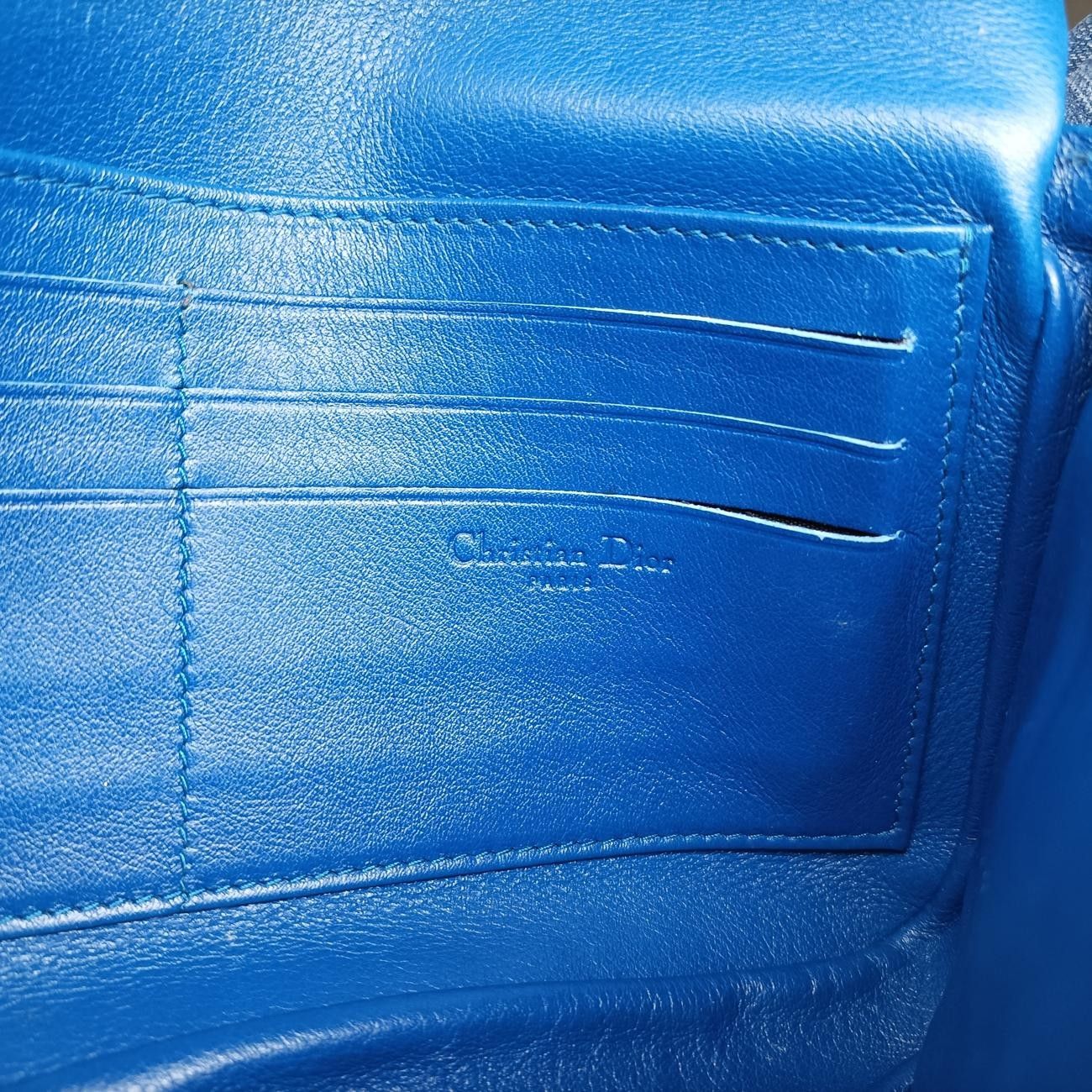 クリスチャンディオールChristian Diorミスディオール ブルー パテント 02-LU-1112 DECORATOM_COM_BR