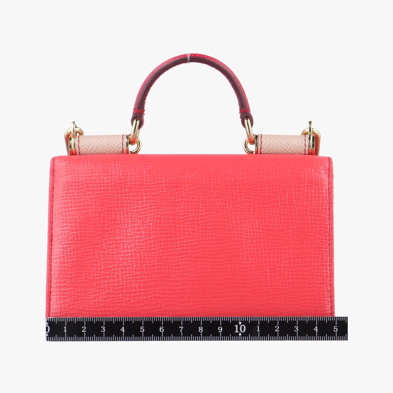 ドルチェ＆ガッバーナDolce - Gabbanaシシリー レッド レザー