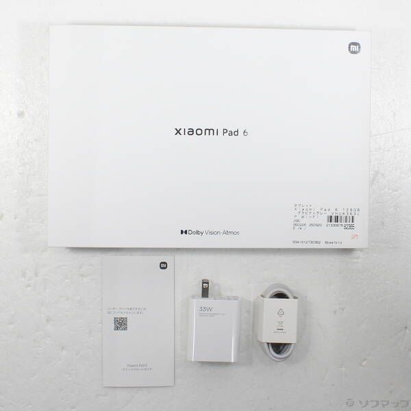 〔 品〕 Xiaomi Pad 6 128GB グラビティグレー VHU4363JP Wi-Fi 368 VETTDRUCK_DE