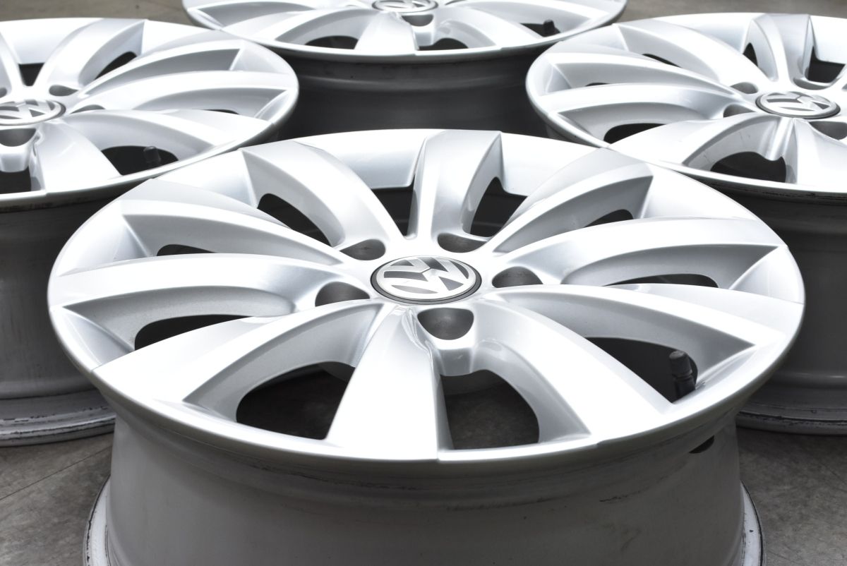 程度良好品 フォルクスワーゲン ザ ビートル 純正 16in 6.5J 44 PCD112 4本セット 品番 5C0601025T T-Roc パサート シャラン 可