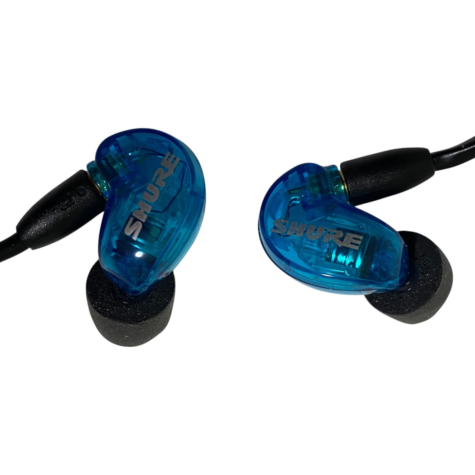 ◯ シュア Shure イヤフォン 有線 ブルー 高遮音性 1100-2737