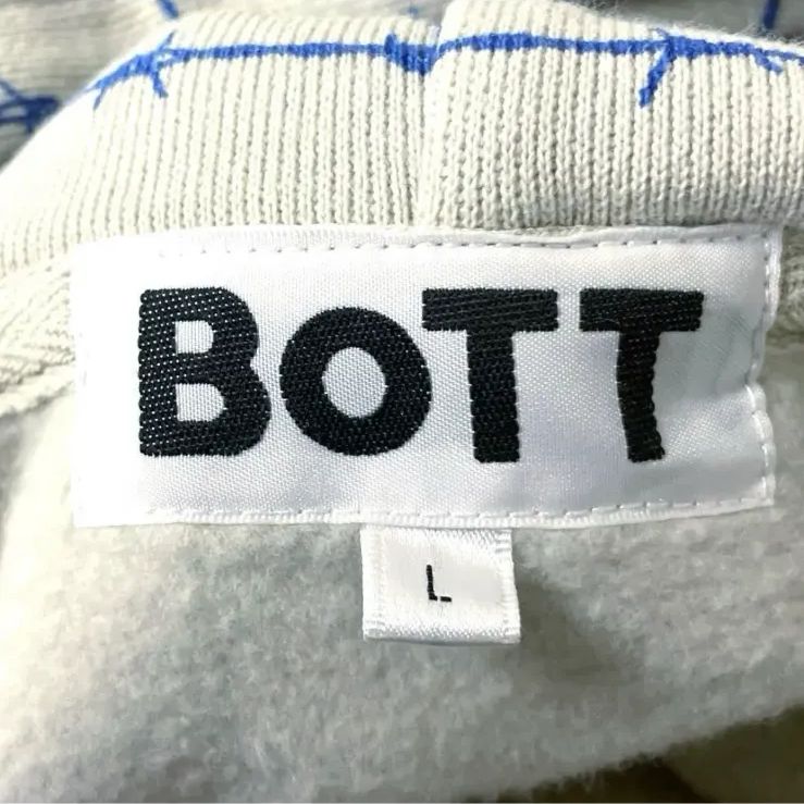 BoTT ボット BARBWIRE PULLOVER HOODIE 有刺鉄線 パーカー L