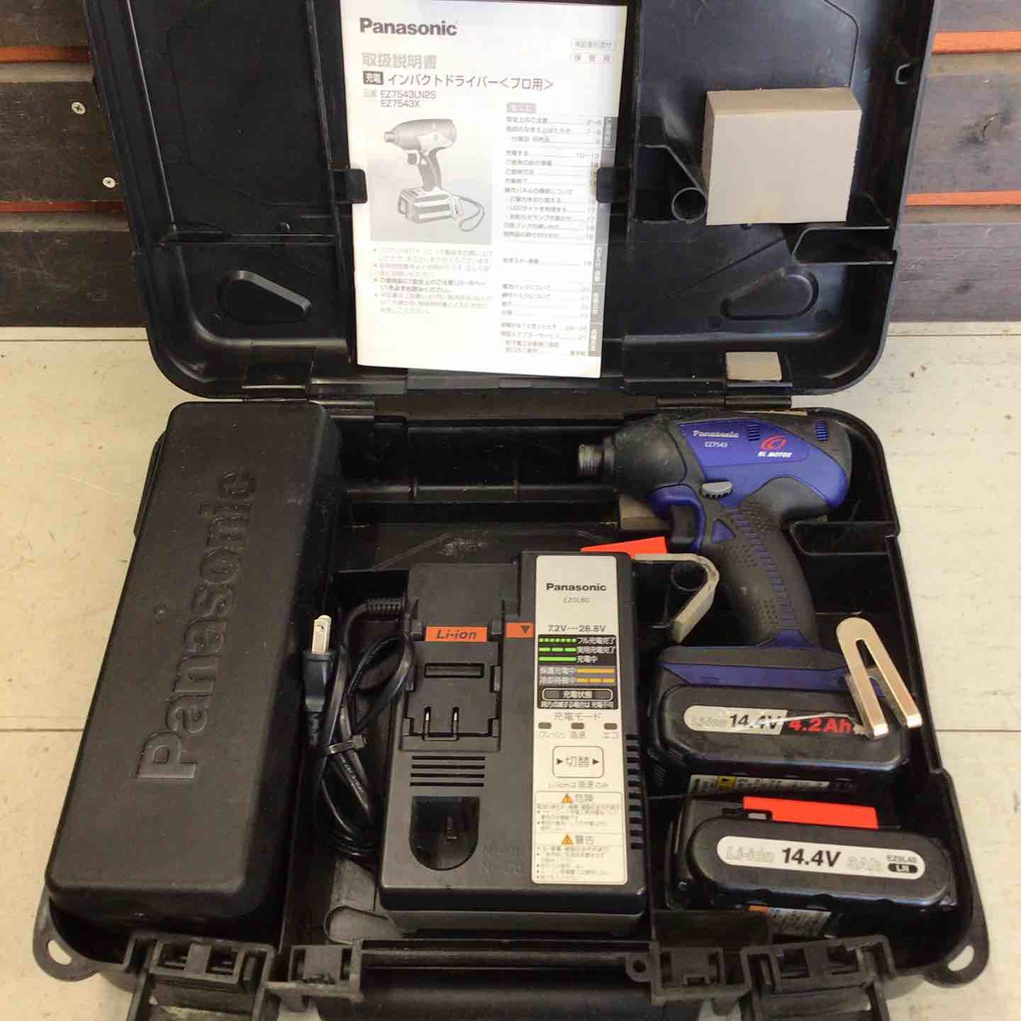 品 パナソニック Panasonic コードレスインパクトドライバ EZ7543LN2S-A 鴻巣店