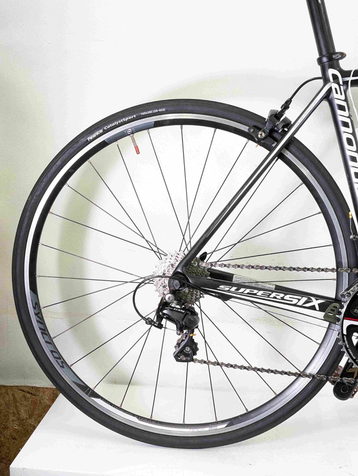 並品 Cannondale キャノンデール Supersix 50サイズ リム 105 5800 2x11s KAN251027A LAWEED_CL