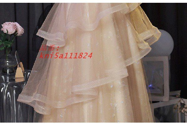 ロングドレス アシンメトリードレス