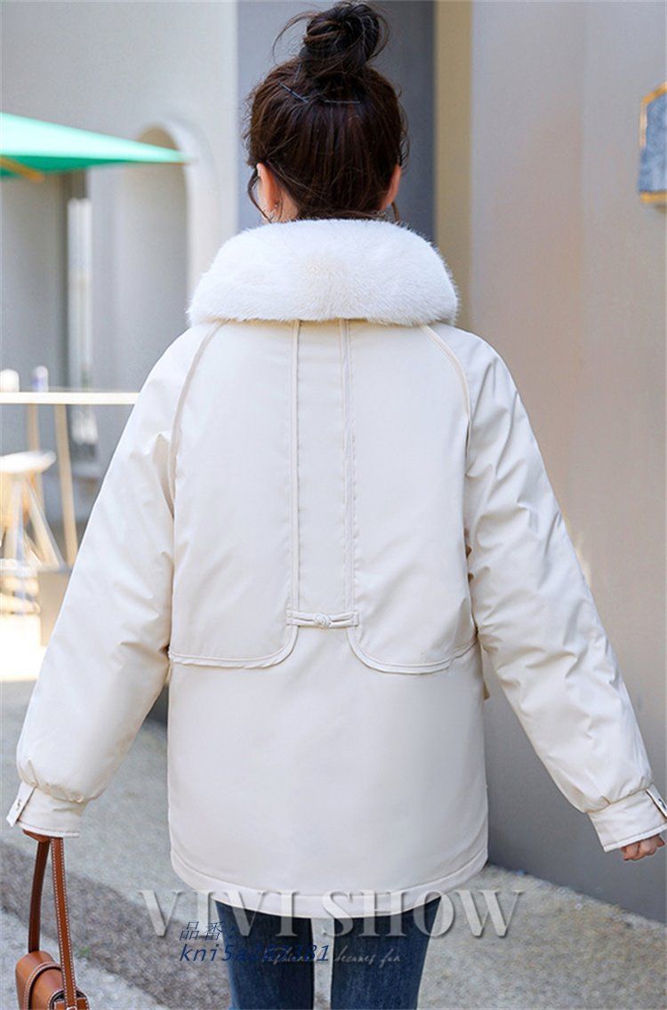 秋冬 コート レディース アウター ポンチョ風 大きいサイズ 裏ボア レディース 中綿ジャケット 裏起毛 モッズ コート kni5a283381 GULLKHAN_COM