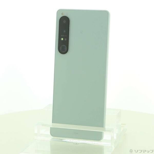 中古品〕 Xperia 1 IV 256GB アイスホワイト SOG06 au SIMフリー【344