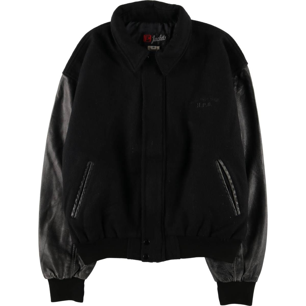 古着 襟付き スタジャン アワードジャケット バーシティジャケット メンズXL相当 eaa591138