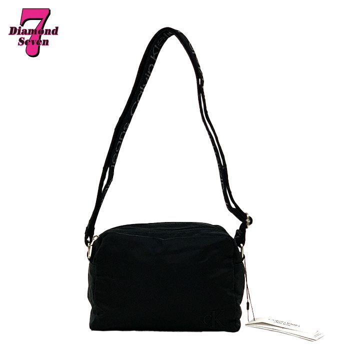 Calvin Klein Jeans カルバンクライン ジーンズ CK ダブルジップ カメラバッグ K60K612282 軽量 ショルダーバッグ ミニバッグ 黒 ブラック メンズ レディース ユニセックス ⓪