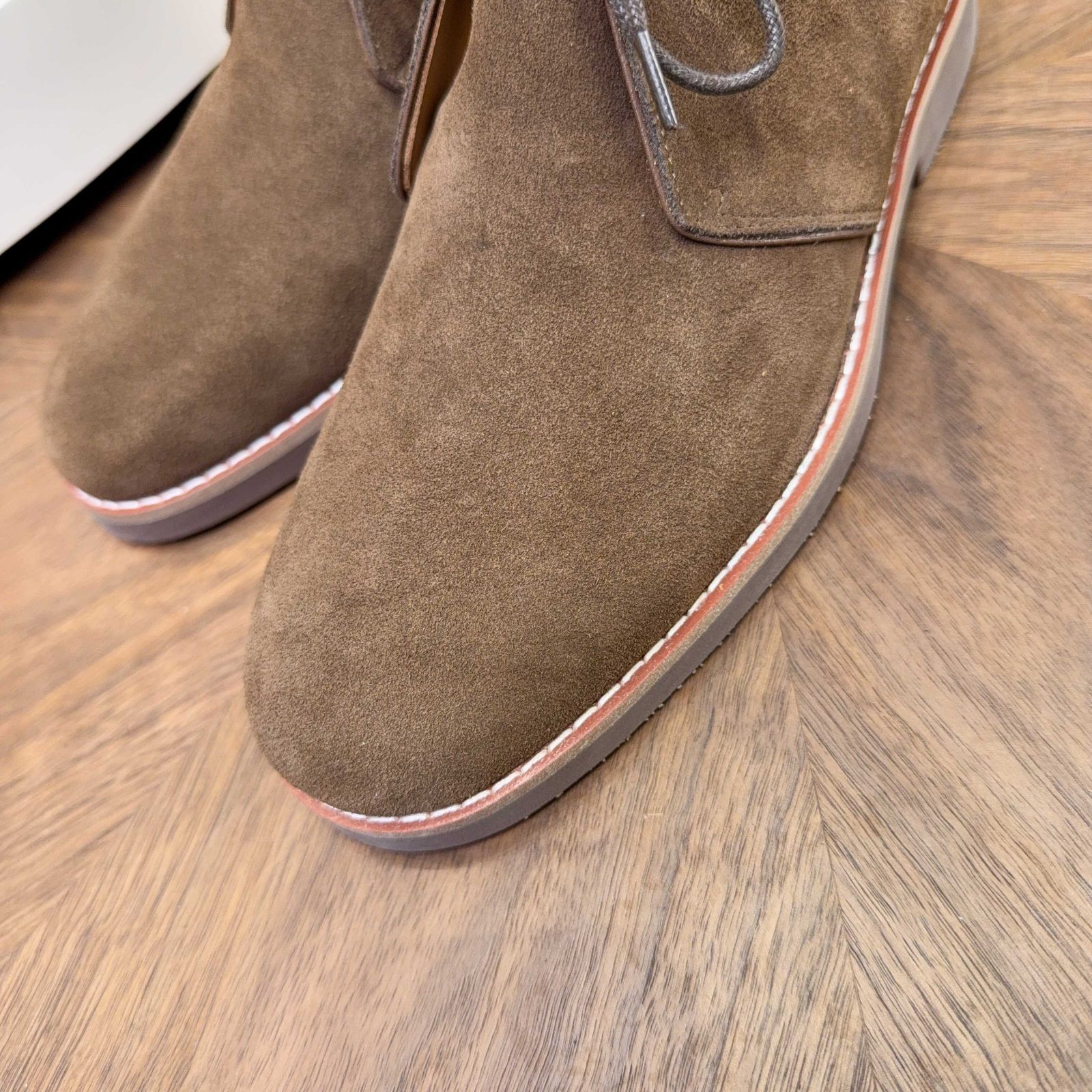 メンズスエードデザートブーツ 本革スエード