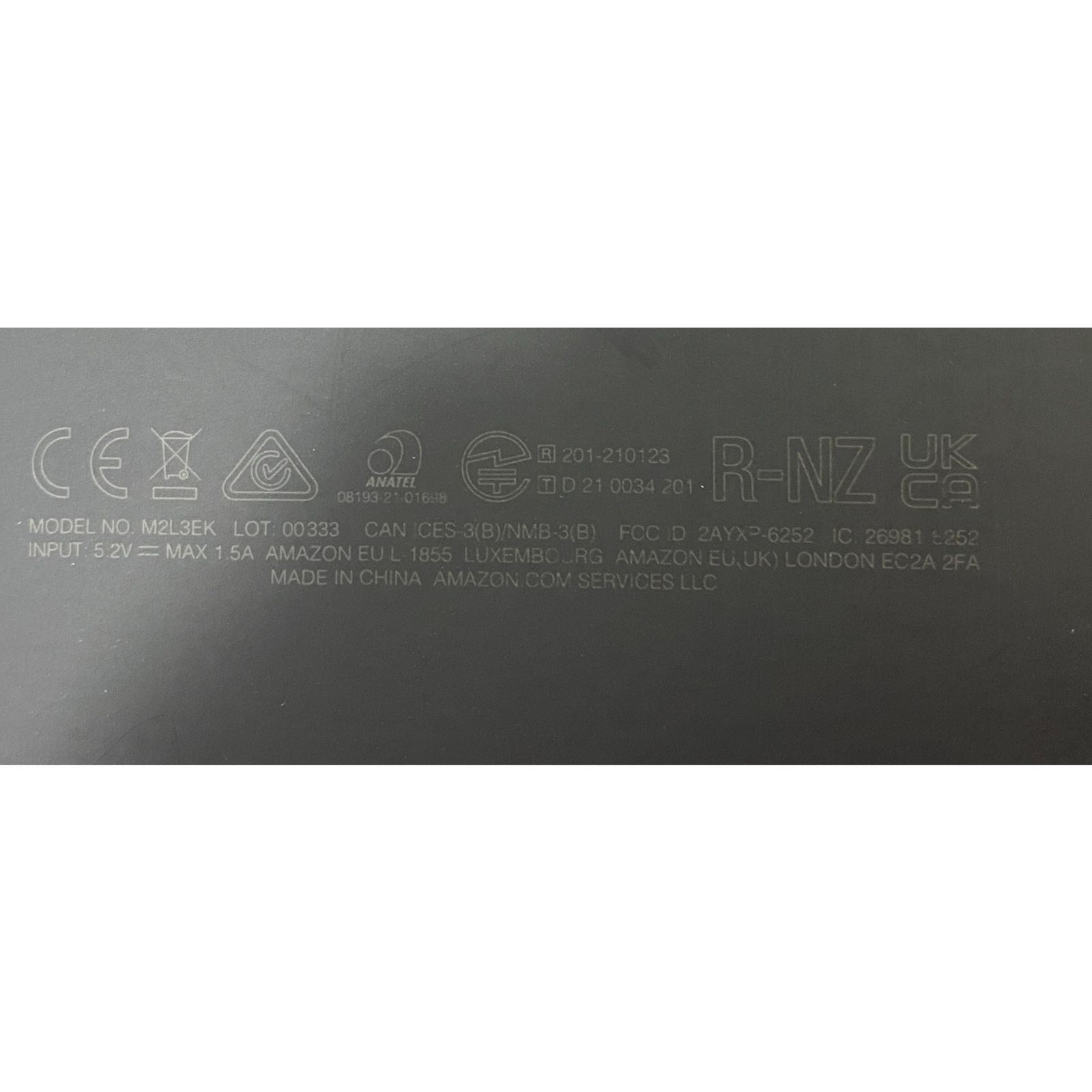 ◯ Kindle Paperwhite M2L3EK 6.8インチディスプレイ 色調調節ライト搭載 210-2732