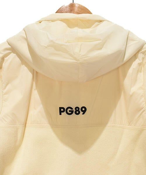 パーリーゲイツ｜メンズ｜Lサイズ｜長袖ニットフーディー｜秋冬｜ホワイト系｜古着ゴルフウェア