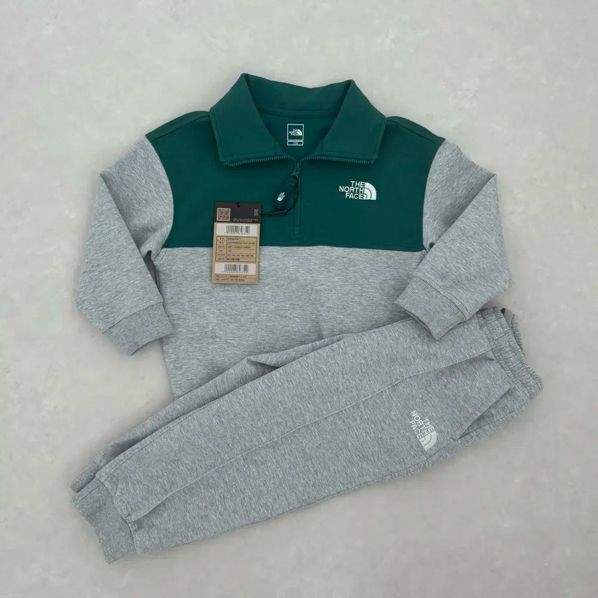 THE NORTH FACE ザノースフェイス キッズスクールデイ ハーフジップアップ 上下セット 110