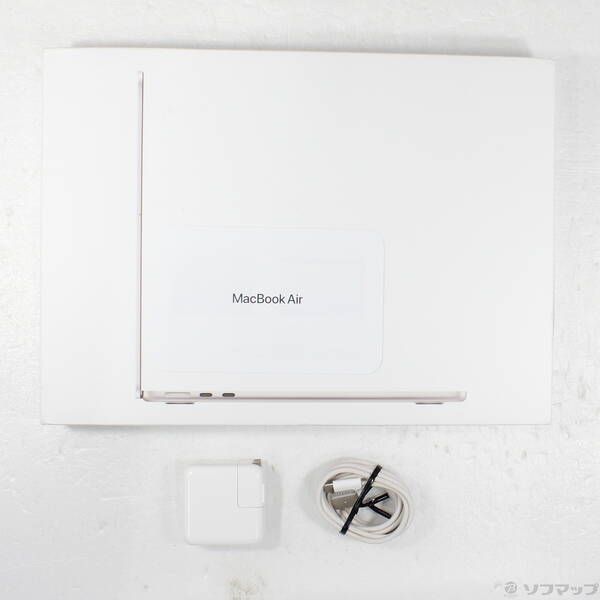 〔 品〕 MacBook Air 13.6-inch Mid-2025 MLY13J A Apple M2 8コアCPU_8コアGPU 8GB SSD256GB スターライト 〔15.3 Sequoia〕 262 WWW_MEBLE-SODAR_PL