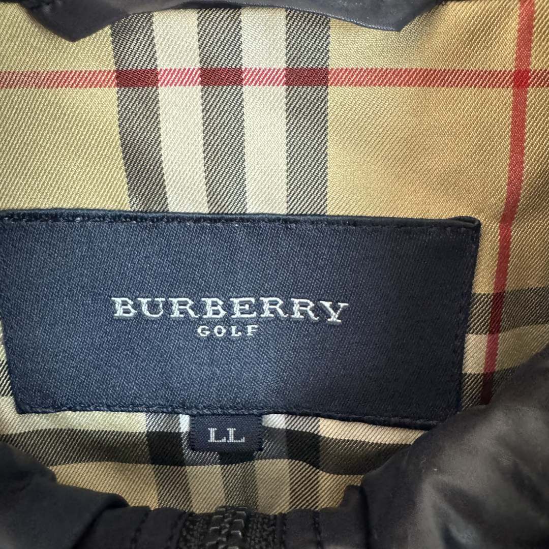 BURBERRY GOLF バーバリーゴルフ ブルゾン ノバチェック ブラック LL