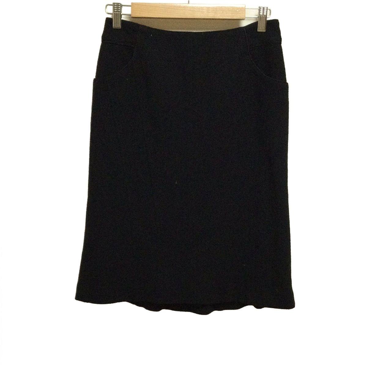 EPOCA エポカ スカート サイズ40 M レディース - 黒 ひざ丈