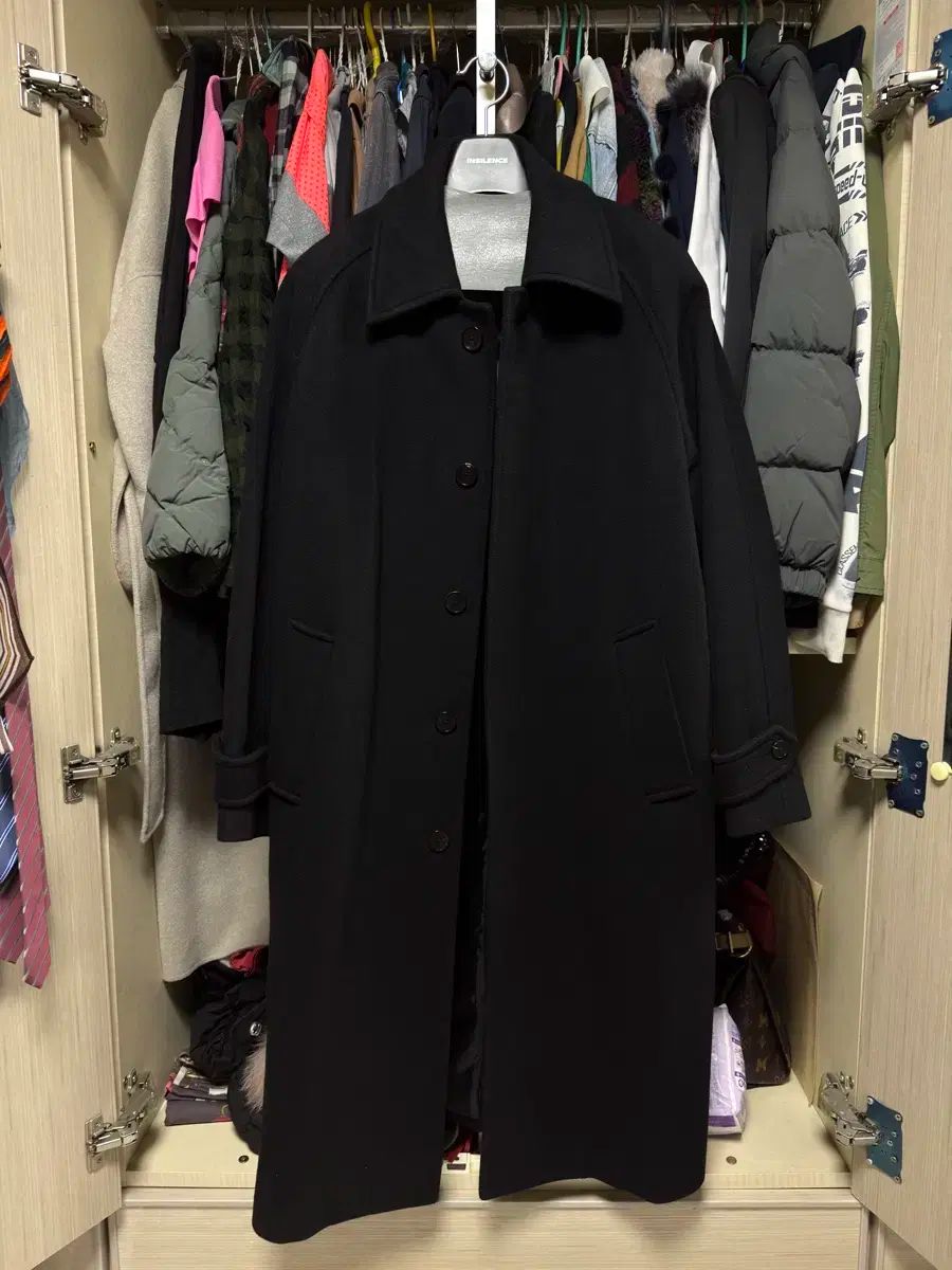 インサイレンス 麻 カシミア バルマカーン コート