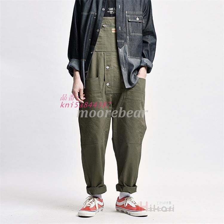 サロペット パンツ 作業着 作業服 メンズ オーバーオール つなぎ ツナギ オールインワン ズボン つなぎ服 ロングパンツ kni 5 a 844387 オーバーオール つなぎ パンツ
