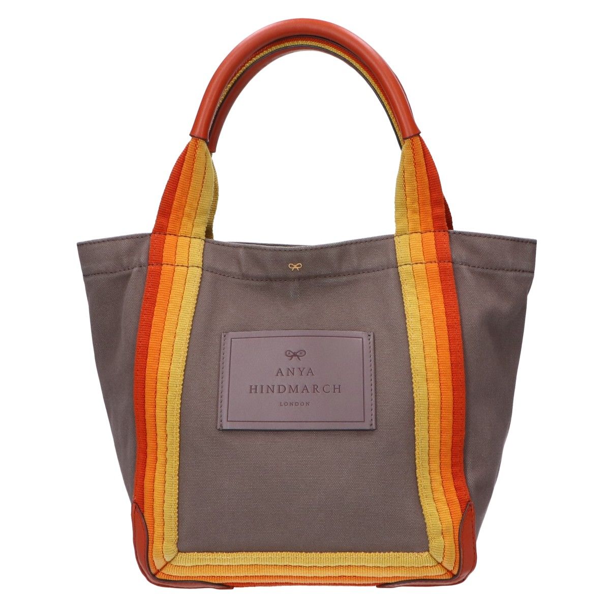 美品◼️アニヤハインドマーチ　Anya Hindmarch ポントトート Anya Hindmarch アニヤ ハインドマーチ PONT TOTE キャンバス/レザー