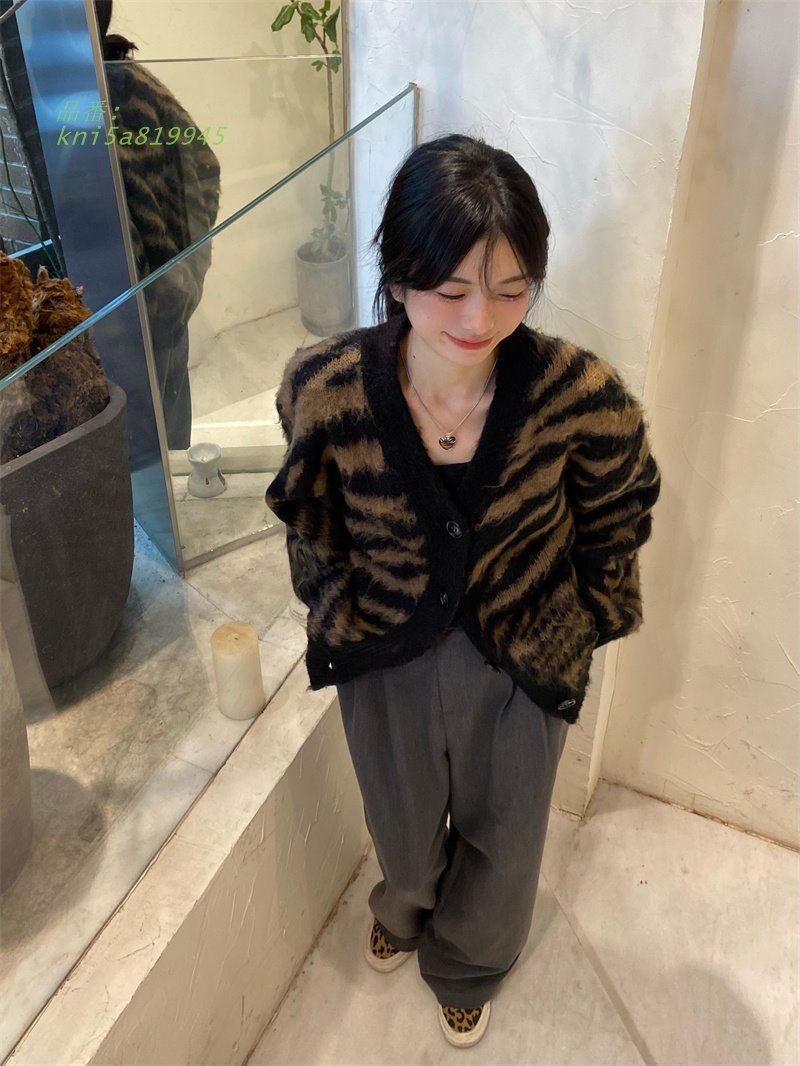 ニットパーカー長袖韓国ファッ kni