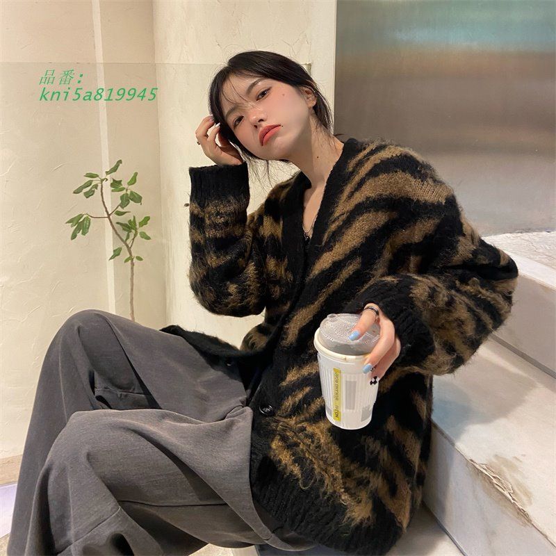 ニットパーカー長袖韓国ファッ kni5a819945