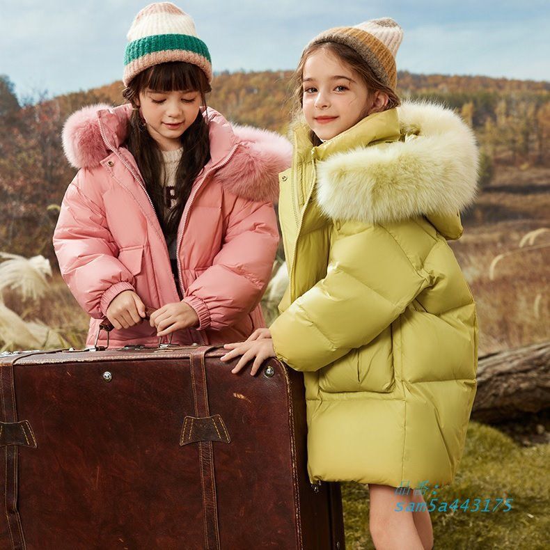 防寒対策 ファーフード付き