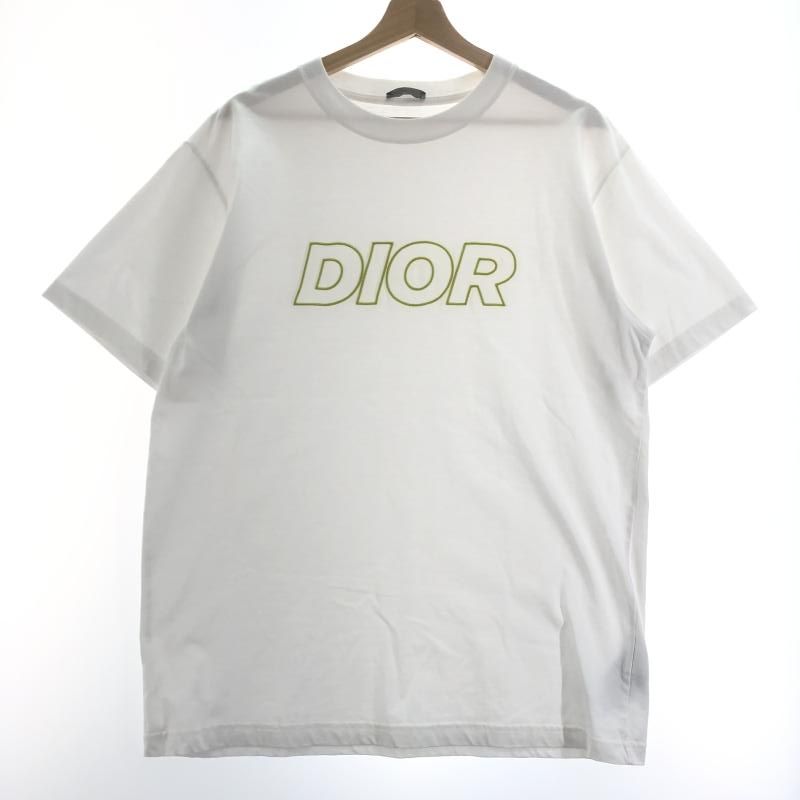 DIOR ロゴTシャツ L 393J696E0847 ホワイト ディオール 10 240010494813