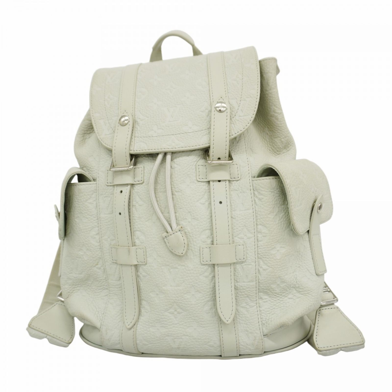 ルイ ヴィトン Louis Vuitton ルイ ヴィトン リュック デイパック モノグラム トリヨン クリストファーPM M23146 ミネラルグレーメンズ P1575363