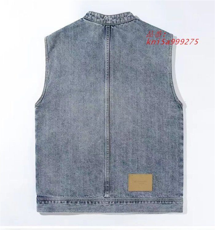 デニムベスト メンズ デニム ジレ チョッキ ベスト ノースリーブ 春秋 カジュアル バイクベスト kni5a999275