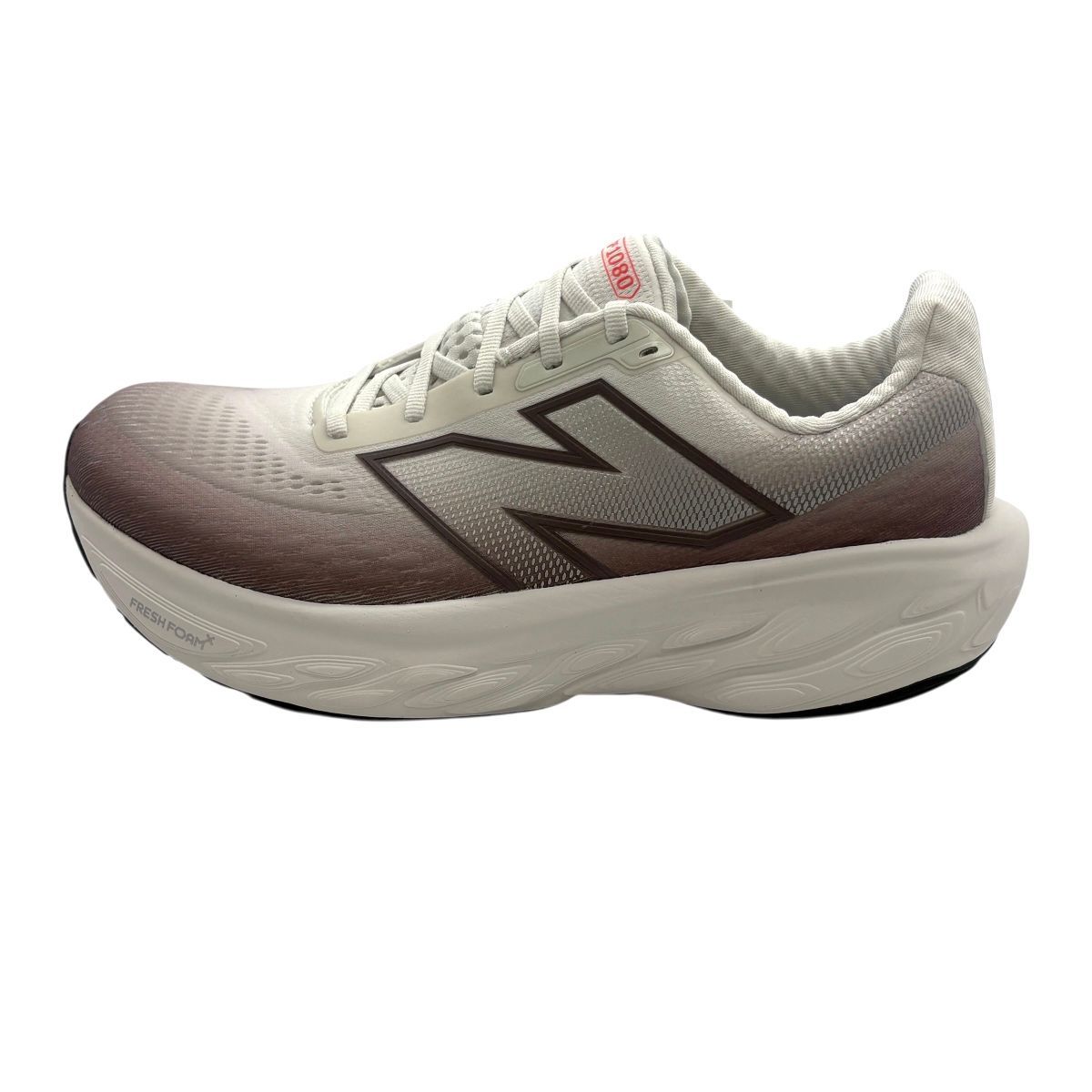 ♪3418 new balance ニューバランス Fresh Foam X 1080v14 ランニングシューズ 27cm M108014F ホワイト ブラウン 箱有 スニーカー フレッシュフォームX