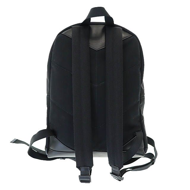 ジミーチュウ JIMMY CHOO WILMER ウィルマー ロゴ プリント バックパック リュック 黒ブラック ブランド古着ベクトル 251028