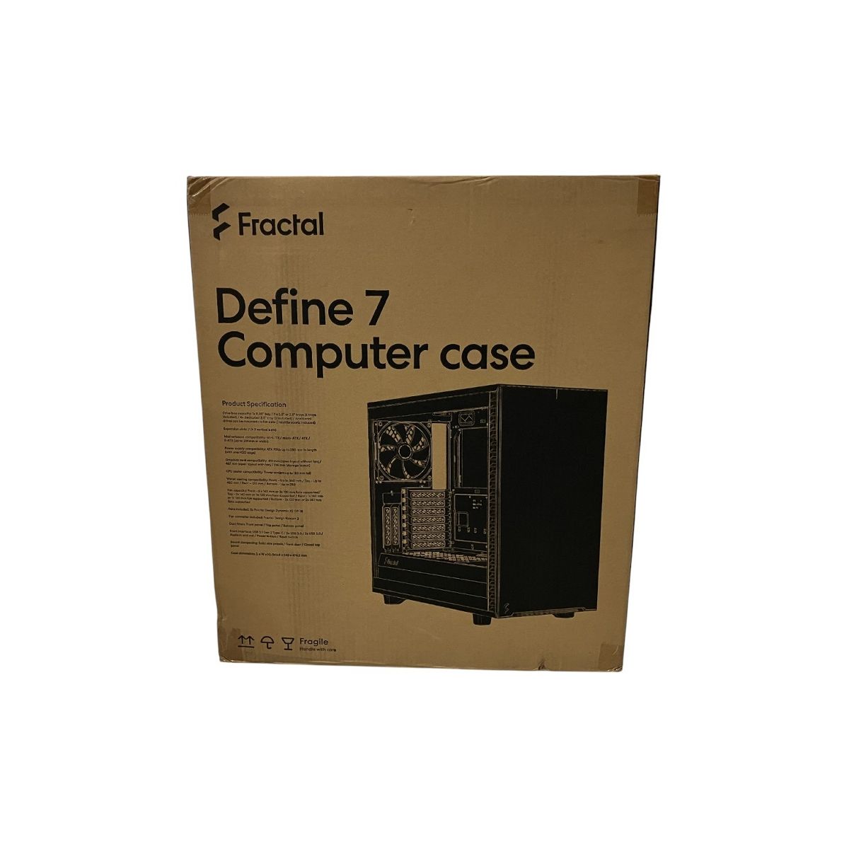 Fractal Design Define 7 Black ミドルタワーPCケース FD-C-DEF7A-01 PC 家電 B10545624