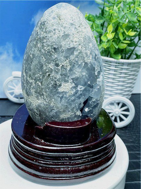 1765gAAA級天然セレスタイト原石B88U3 215U96C