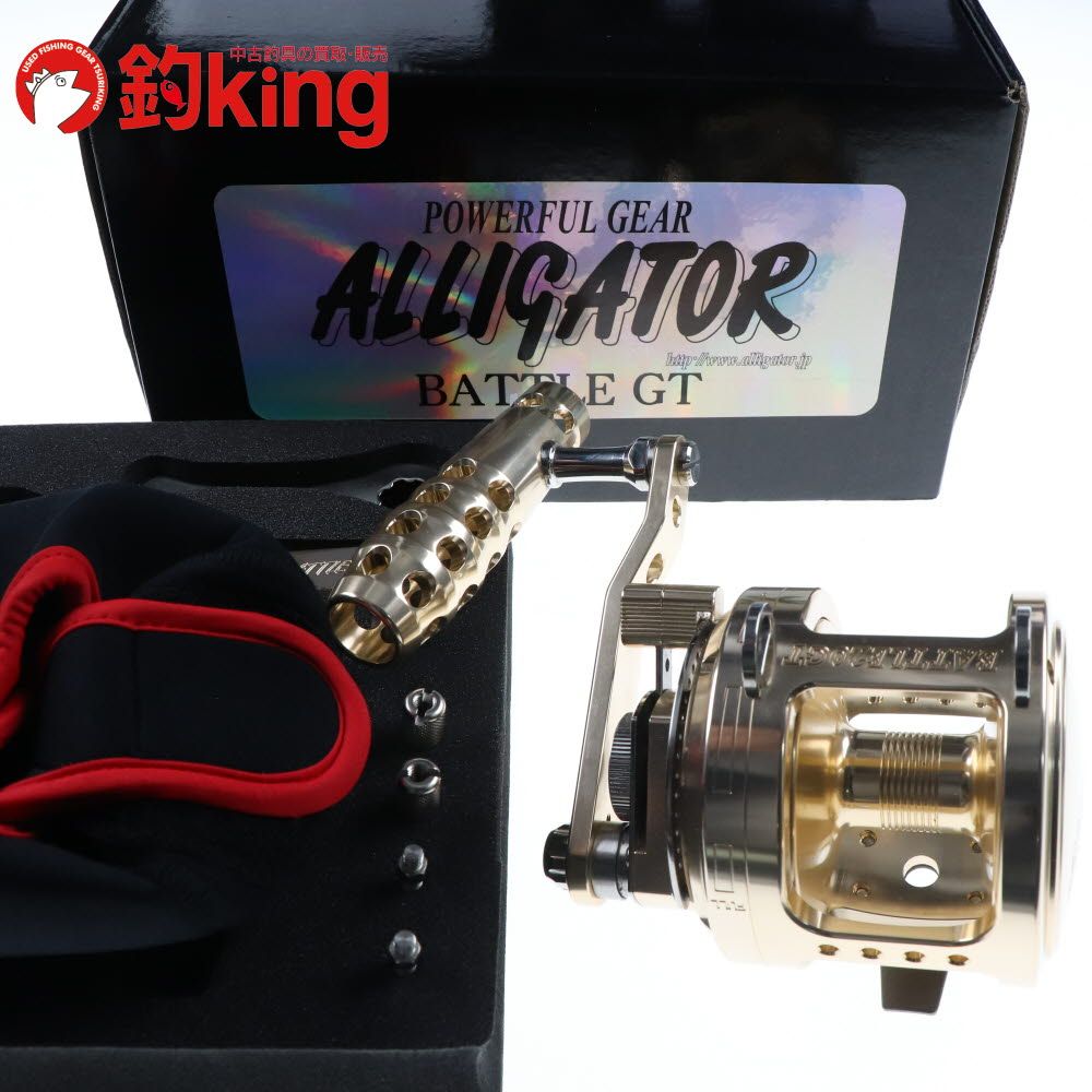 アリゲーター バトル 20GT ゴールド Y253M 泳がせ 落とし込み 船釣り 沖釣り 両軸リール ロッド リール ルアー