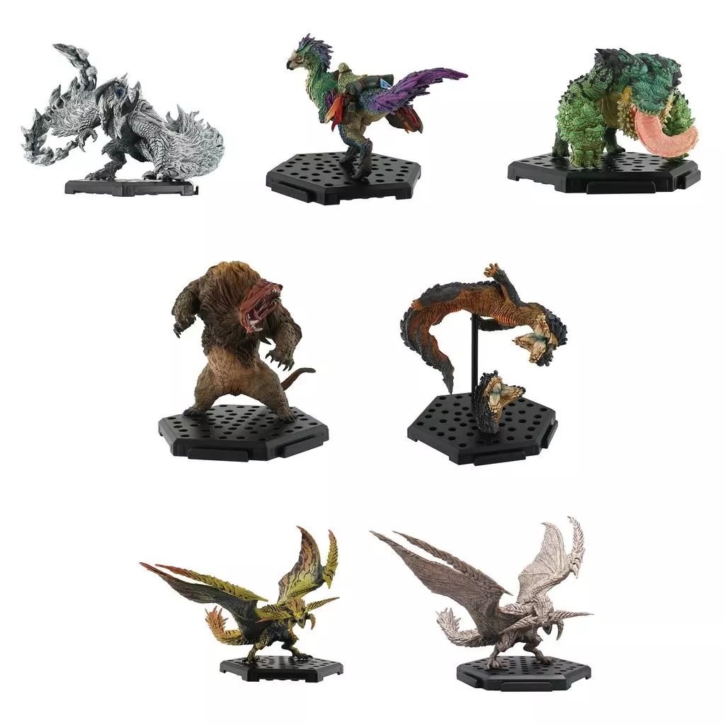 カプコンフィギュアビルダー　ボーナスパーツ完成品詰め合わせ 中古】トレーディングフィギュア 全6種セット+ボーナスパーツ完成品