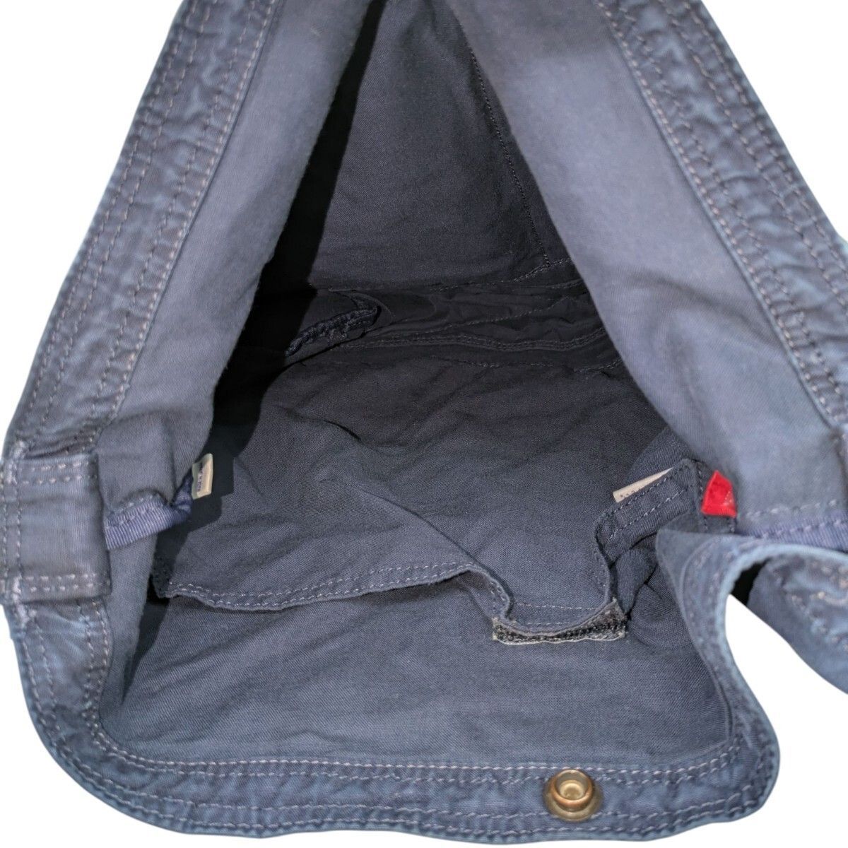 PORTER ポーター ディープブルー 藍染 コットン ショルダーバッグ インディゴブルー