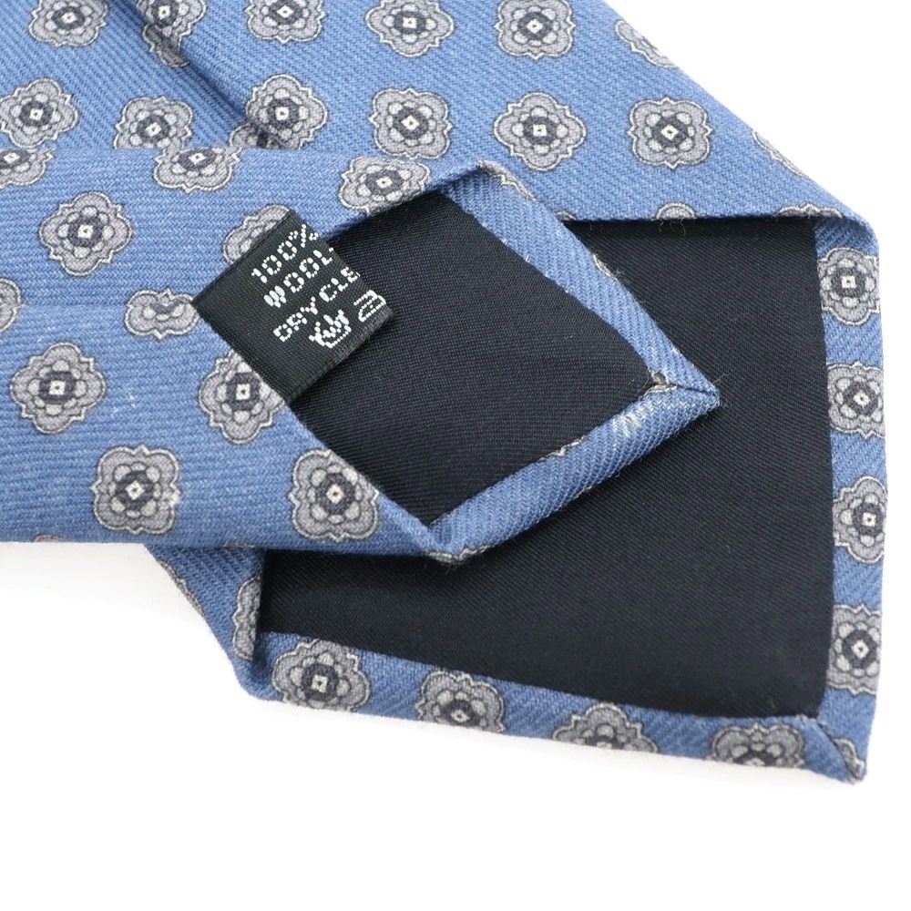 中古】フランコミヌッチ franco minucci ウール プリント 小紋柄