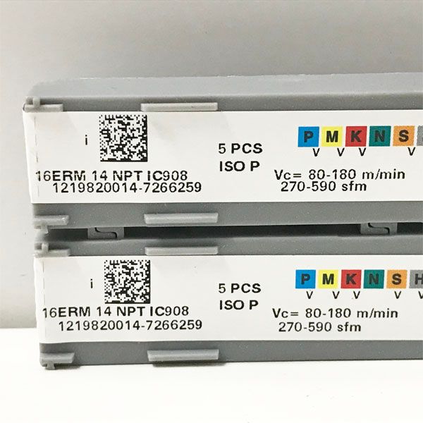 ISCAR イスカル 16ERM-14NPT-IC908 10個 5個入 箱 切削用チップ 113150