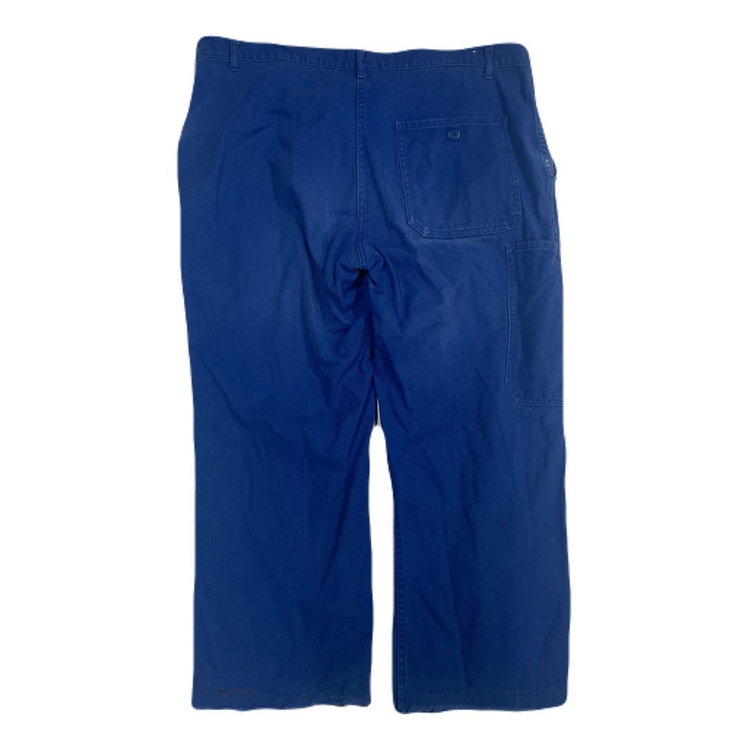 W40 ユーロヴィンテージ フレンチワークパンツ 70s ブルー メンズL