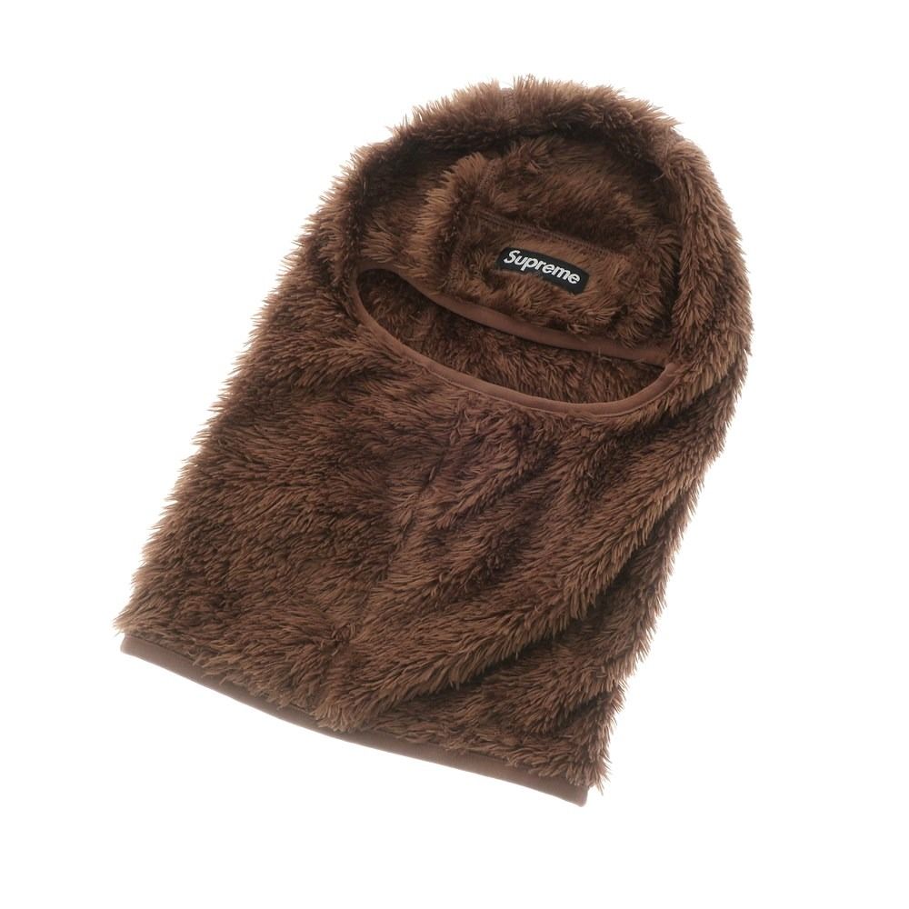 【中古】シュプリーム Supreme 2024年秋冬 Fuzzy Balaclava ポリエステル バラクラバ 帽子 ブラウン【サイズFREE（58cm）】【メンズ】
