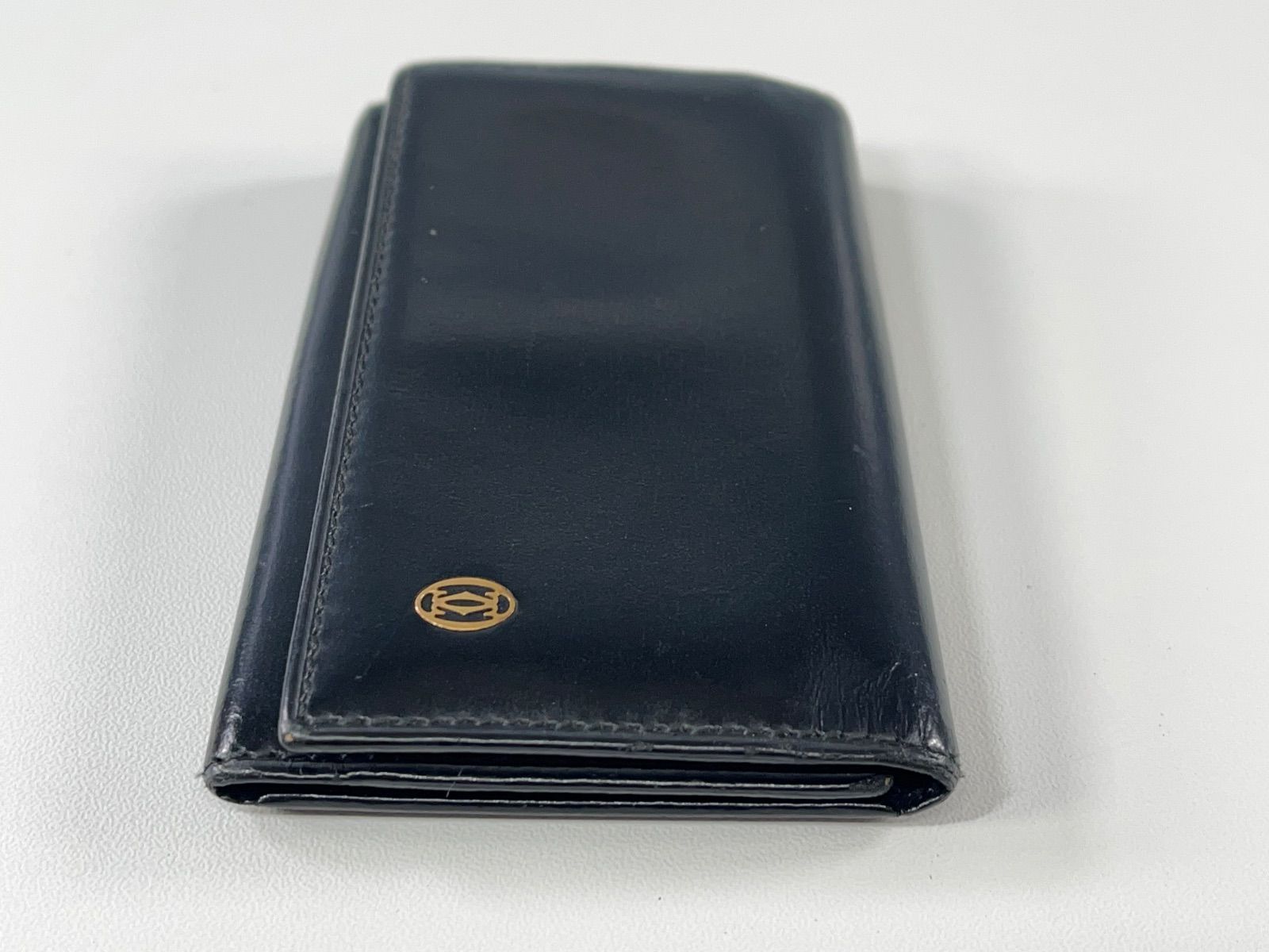 ☆Cartier カルティエ パシャ キーケース 6連 ブラック レザー 小物