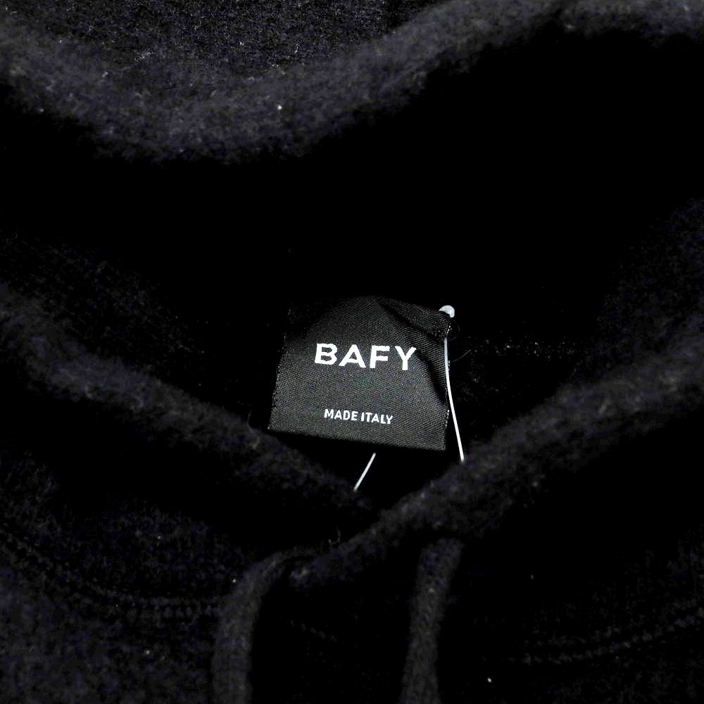 中古】バフィー BAFY ウール ニットパーカー ブラック【サイズ46 