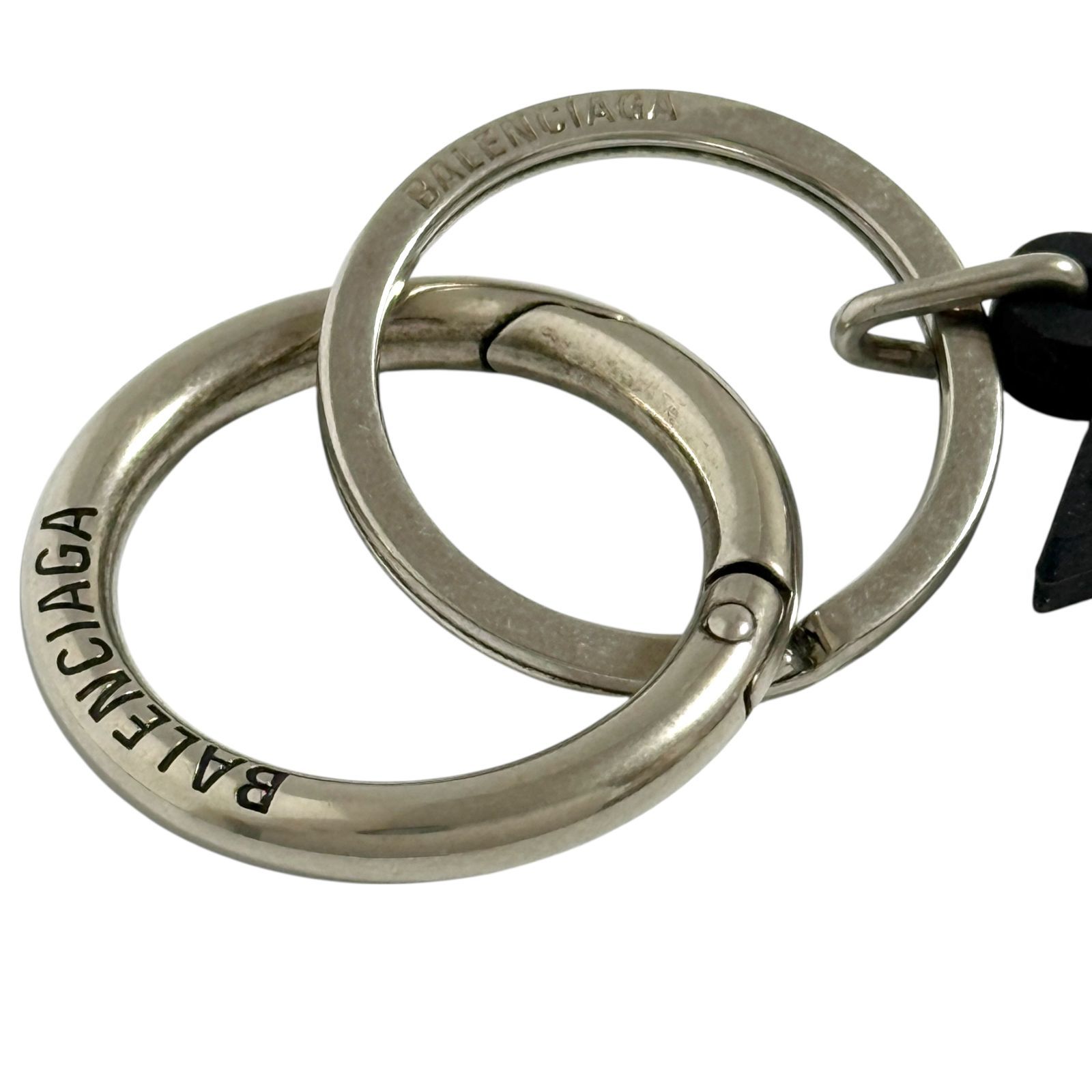 バレンシアガ　キーリング　キーホルダー　ロゴ　ラバー 楽天市場】【中古】バレンシアガ BALENCIAGA キーホルダー キーリング