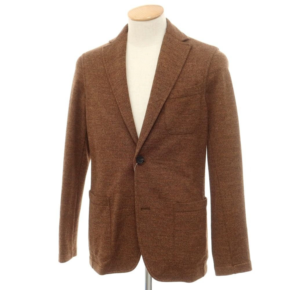 【中古】アルテア Altea ウールコットンジャージー カジュアルジャケット ブラウン【サイズXS】【メンズ】