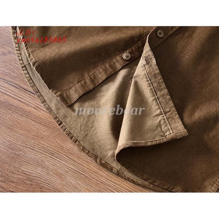 メンズ コーデュロイシャツ