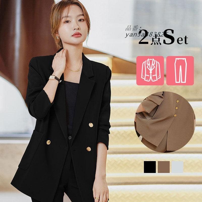 パンツスーツ レディース 卒業式 服 母 服装 卒園式 スーツ 母親 2点セット パンツ セレモニースーツ 入学式 セットアップ ママ yan5a383825