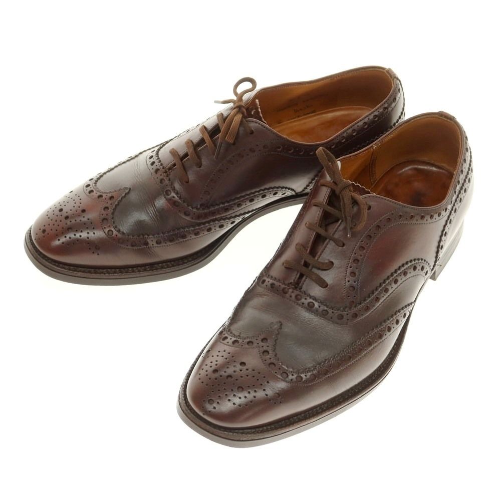 チャーチ CHURCH S フルブローグ ドレスシューズ ブラウン サイズ80 F メンズ