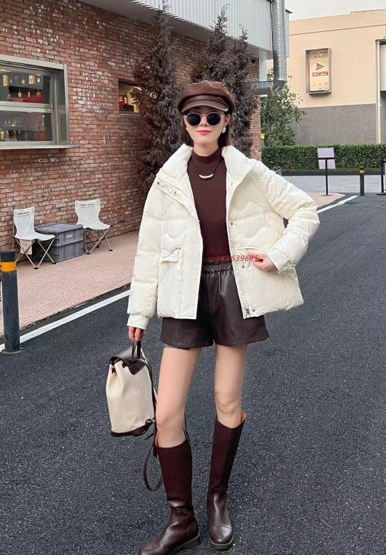 ショートのダウンジャケット レディース ダウンジャケット ダックダウン 暖かい 秋冬 体型カバー 厚手 かわいい シンプル 着痩せ 防寒 ファー付き 通勤 am5a639645