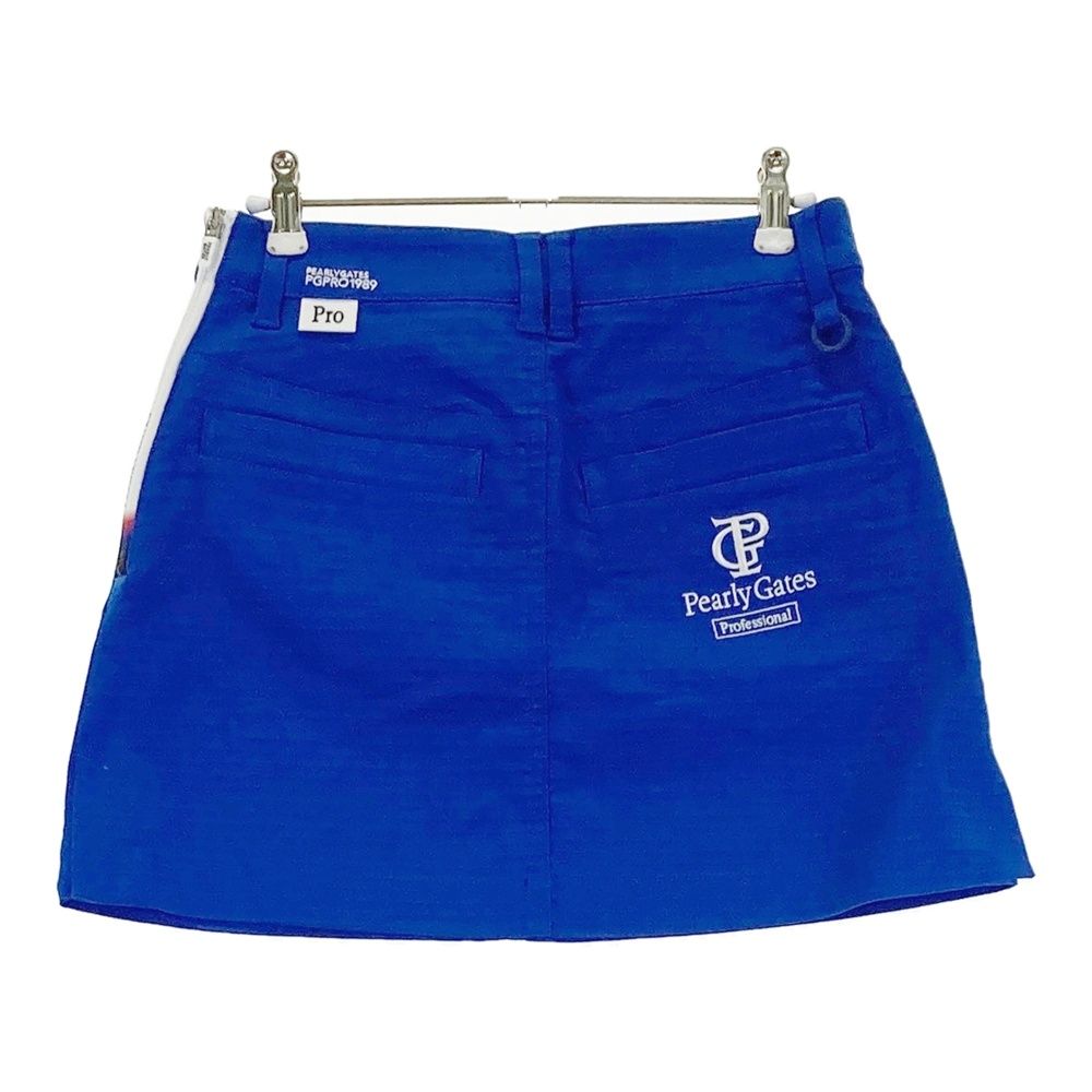 サイズ 0 PEARLY GATES パーリーゲイツ モデル ストレッチスカート ブルー系 240101542402 ゴルフウェア レディース ストスト