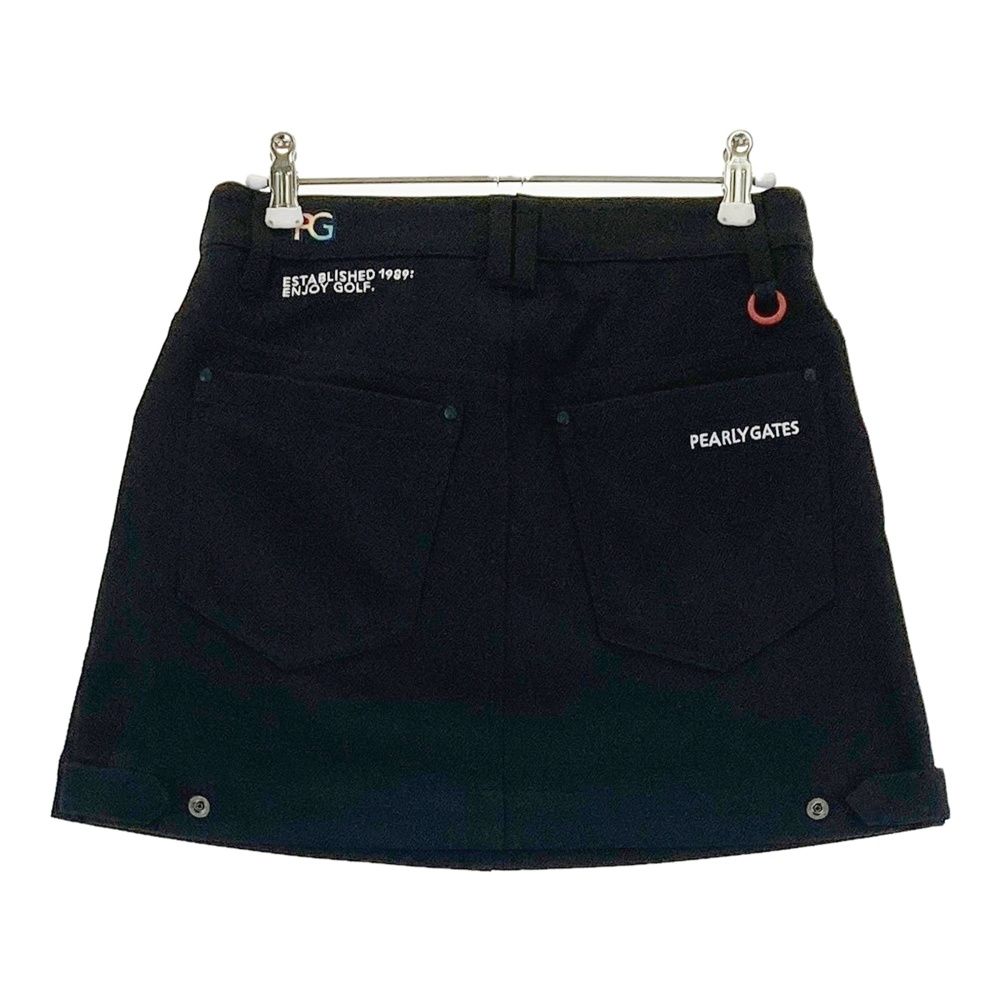 サイズ 0 PEARLY GATES パーリーゲイツ モデル スカート ブラック系 240101542404 ゴルフウェア レディース ストスト